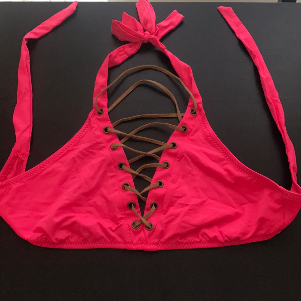 💕SOLD! 💕Hot pink swim top